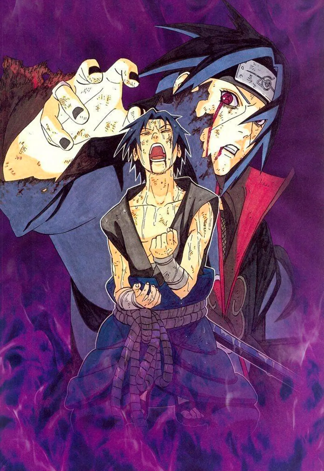 Sasuke Llorando a Itachi